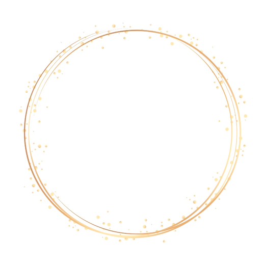 Abstract orange circle